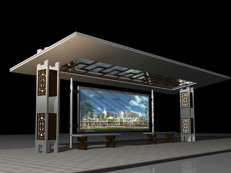 公交候車(chē)亭環(huán)保節(jié)能滾動(dòng)燈箱有什么特點(diǎn)？